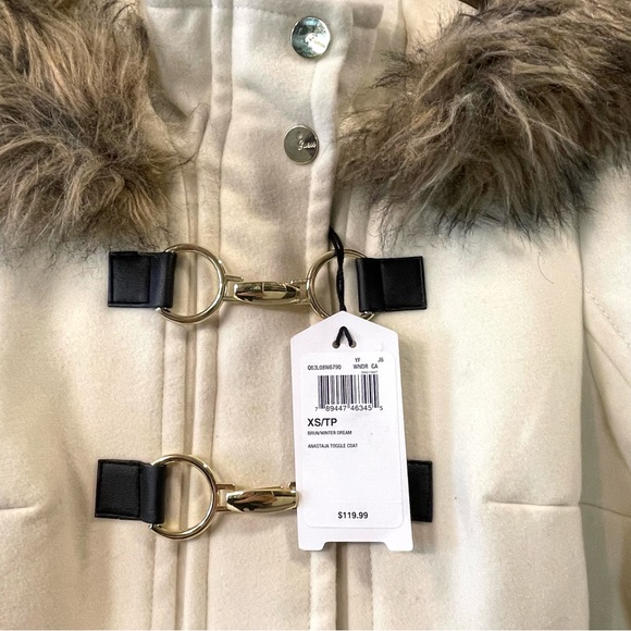 NEW Guess Anastaja Toggle Duffle Coat (size XS) - Picture 3 of 4